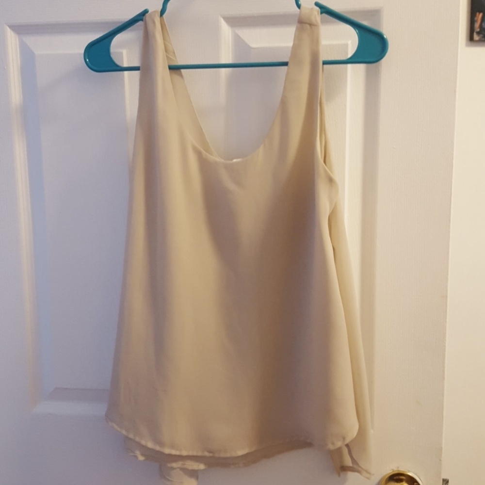 Cream work blouse